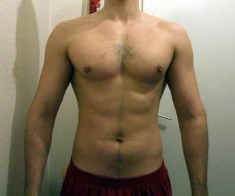 Avant-après en musculation de Flavian