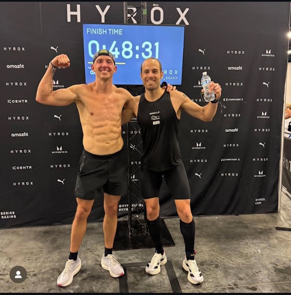 Pelayo Rich Ryan Record du monde Hyrox