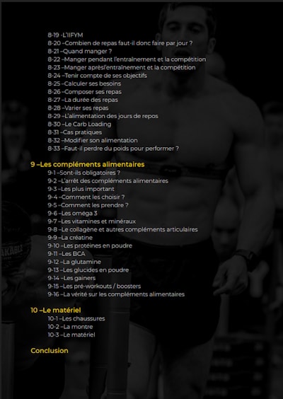 Sommaire livre Hybrid Fin