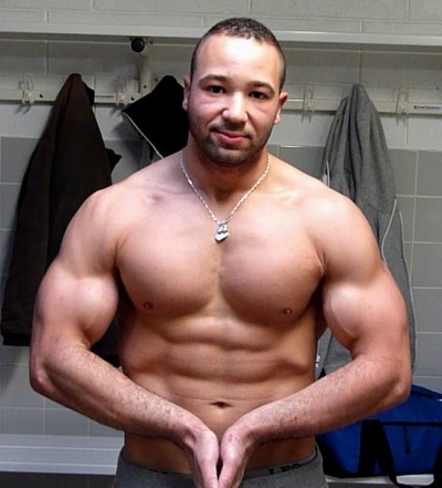 Avant-après en musculation de Karim