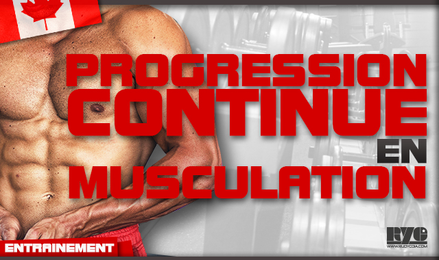 La progression continue en musculation