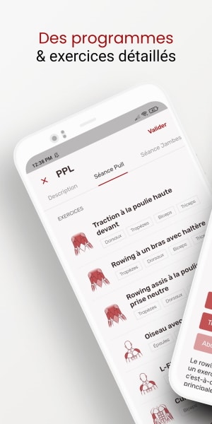 Application de musculation pour créer son programme